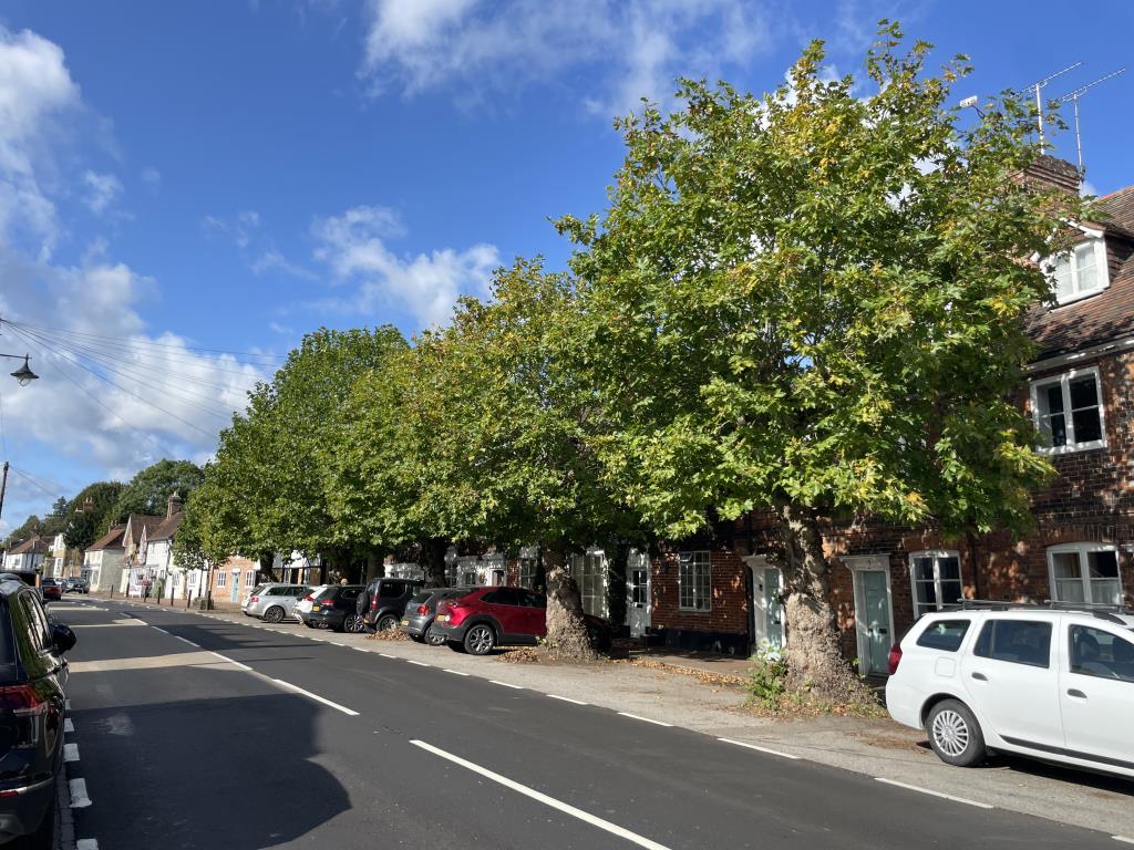 Lot: 11 - PERIOD COTTAGE FOR MODERNISATION - Street scene with house for improvement